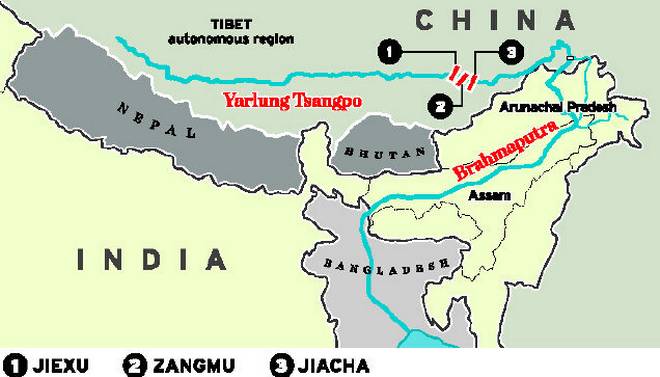 brahmputra river dispute between india and china