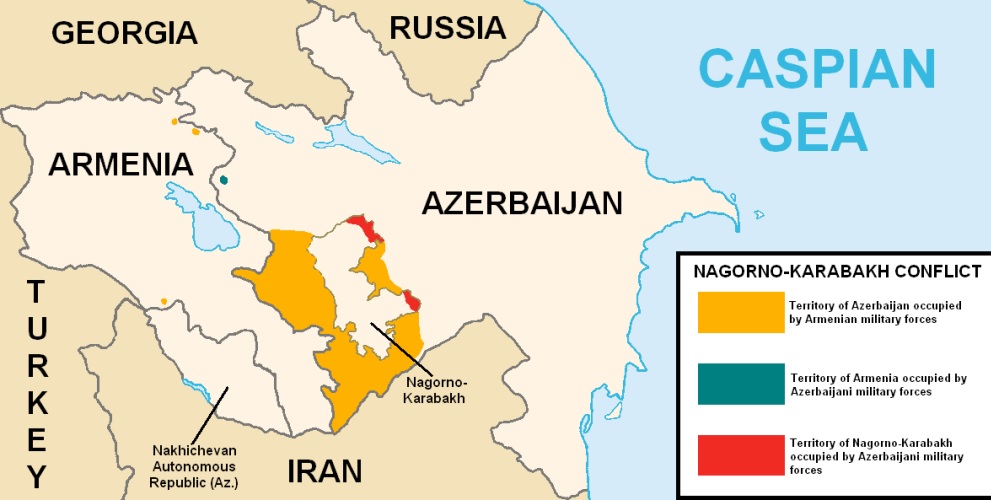nagorno-karabakh map