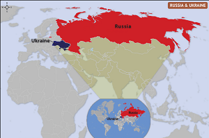 ukrain russia map
